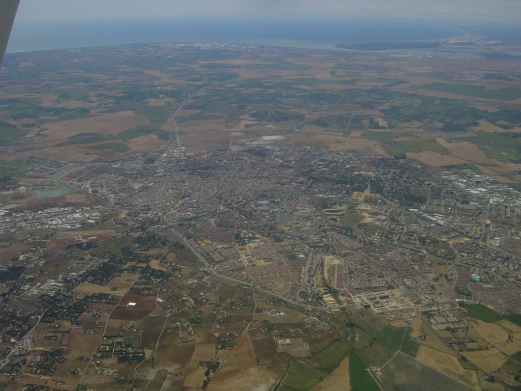Jerez de la Frontera aus 8000ft.
